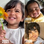 Sameera Reddy Instagram – Making us smile since 2019😃 amazing how every year our babies change into lil adults ❤️ #naughtynyra #throwbackthursday ⭐️