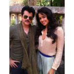 Sameera Reddy Instagram – #throwbackthursday @anilskapoor and me during the promotions of our movie Race.. the original before the sequels 🥂
.
.
.
#anilkapoor #costar #movie #race #original #throwback #bollywood #magic #sameerareddy #memories