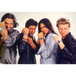 Sameera Reddy Instagram – #throwbackthursday @iamsrk @atulkasbekar @rohitbalance 
Before I got into Bollywood I used to work at Omega watches as a marketing exec 🙃 At 18 yrs old I remember meeting Shah Rukh Khan the first time and being blown away by how easy he was to work with ! I love how I looked so not groomed in my teens 😂🤣 Behind the camera before I got in front of it ! I had no idea then! Always expect the unexpected ! . .
.
.
.
.
#throwback #shahrukhkhan #superstar #intern #omega #bollywood #behindthescenes #young #rookie #life #expectations #corporate #vs #actor #actorslife #acting #neversaynever #future #surprises