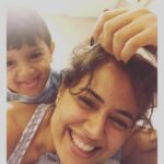 Sameera Reddy Instagram - My cutest alarm clock ! Morning masti is always a great way to start the day especially when it’s so cold ( by mumbai standards) and it’s so cosy , lazy and toasty! I used to have such a tough time waking up early .. was just never a morning person ! But funnily enough I can’t remember how it was before this monkey came into our lives ❤️ now I spring out of bed quite happily . Plus I have no choice with him singing songs to wake me up 😂 life changes in a good way ! so grateful 🙂 . . . . . . . . . #lazy #morning #thursday #alarmclock #mumbai #toddler #diaries #cold #cosy #fun #masti #momlife #wakeup #motd #fun #life #change #changeisgood #momsbelike #sameerareddy #hansvarde #myson #mylife #real #bollywood #change #changeisgood