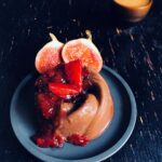 Sameera Reddy Instagram – Succulent fresh figs inspired this Chocolate Nespresso Pannacotta with Balsamic glazed Fig and Strawberry compote! Made with coconut milk and agar agar this pannacotta is super easy and so light it’s very easy to gobble this down. The sweetness of the chocolate is balanced with the tartness of the balsamic .. my 2 yr old son smashed my first plate but luckily I had another one to spare ! it’s fun having him be the sous chef and assistant photographer. It’s become our little routine and he feels so thrilled to be involved ! #happy#eating #instafood #yummy #friday #chocolate #pannacotta #sugarfree #dairyfree #healthyeating #healthychoices #vegan #body #healthy #mindful#eat#instagood #fresh #fruit #inspire #dessert#shotoniphone #onmytable#atmytable