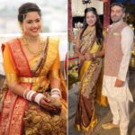 Sameera Reddy Instagram - I wore my wedding saree after 8 years🥰and it felt so amazing 🤩 #wedding #feels with @mr.vardenchi❤️ @houseofneetalulla 💫