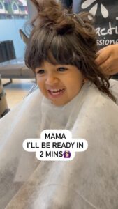 Sameera Reddy Instagram - Mama I’ll be ready in 2 mins🤩🤣 #naughtynyra ready for the weekend 🎉🙆🏻‍♀️❤️☺️