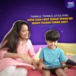 Sameera Reddy Instagram - When you have a #HousefulOfToons it's tempting to keep binging!🎬🍿 @voot.kids parental control feature makes setting a watch limit on your little one's daily streaming, a child's play😍💯 Download the app now🤩