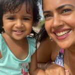 Sameera Reddy Instagram – Cloudy Skies can’t stop our sunshine🌞Goa we❤️U @mr.vardenchi #happyhans #naughtynyra #messymama #magic #moments #family #fun 🏖