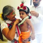 Sameera Reddy Instagram – My Lil Krishna who loves his makhan and makes his mama chase him around everyday😍 Happy Janamasthami✨ @manjrivarde @mr.vardenchi #throwback #happyhans #happyjanamashtmi #gokulashtami #krishna #baby ✨