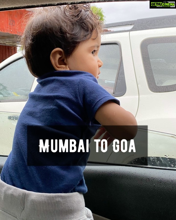 Sameera Reddy Instagram - Mumbai to Goa๐ A year ago on this day @manjrivarde drove us non stop for 14 hrs. @mr.vardenchi and Hans in a car behind , we embarked on a most unexpected journey as a family and what an amazing year it has been ๐ดThis #throwbackthursday is a special one because I never ever thought I had it in me to switch cities and the past year has been an incredible learning . Sassy Saasu left her beautiful Alibaug house behind and it was tough for her but she never questioned us. We all just had faith and we believed . Sometimes the most unexpected things can happen when you step outside your comfort zone and support each other as a family ๐ and also a big thank you #instafam for making this last year even more special especially in such a crazy times that we live in . I only have #gratitude ๐๐ผ โค๏ธ #naughtynyra #happyhans #messymama #throwback #mumbai #goa ๐ก Goa, India