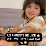 Sameera Reddy Instagram - Wah wah🤪📣😍 to us parents our kid will always sound the sweetest 🤩 #parenthood #moments #messymama #naughtynyra #music to mama’s ears ❤️🎼