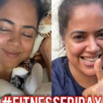 Sameera Reddy Instagram - MIND vs MOOD 👉🏼When you are working out and have a goal to reach . You will have flab and jiggles. You will have moments of’can I really get there?’ . Days of wanting to not get out of bed 😴 But you CAN ! It’s a choice ! YOUR choice and ONLY YOU CAN DO IT! 💪🏼 I’m 87.5 kg and moving ! Hoping to start my intermittent fasting soon. I’m so so grateful to have my energy back post COVID 👍🏻I will not give up 🙏🏼 #fitnessfriday #fitnessmotivation #letsdothis 🙌🏻