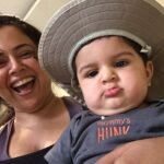 Sameera Reddy Instagram – Chubby Chin Competition! Voting starts now 😍😂 2015 #throwback #throwbackthursday #motherandson #happyhans #messymama #motherhood #moments 🌟