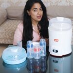 Sameera Reddy Instagram - The @luvlap.in Elite Electric Steam steriliser is a boon for moms during this tumultuous time! This fully automatic sterilizer kills 99.9% harmful germs in only 8 minutes and is completely chemical free!!!. This Luvlap sterilizer can also double up as an Egg Boiler, Milk Warmer and Food warmer also. - Can Sterilise 6 bottles, Nipples, accessories, Sippers at a time - Has a Sound indicator and automatic shut off - Transparent lid allows you to see the inside - Bottles remain sterile inside for upto 24hours if lid is unopened Its so important to keep our kids safe and germ free during this pandemic. #momswithluvlap #baby #steriliser 🌟