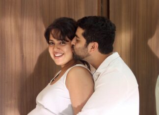 Sameera Reddy Instagram - The day before we first became parents ❤️🌟 May 2015 I knew we’d see some tough times as parents but never expected something like a pandemic. This a shoutout to all parents battling to keep their kids safe . I feel you , I feel your stress and I also feel your strength . It was only Akshai’s and my teamwork that got us through these last few weeks of trying to take care of the kids and ourselves in our home quarantine . We had moments of a anxiety , frustration , weakness , fear , hope and love . As a couple just when we thought couldn’t get any more tested we were 🙌🏻 and we found a balance and a strength we never knew existed . For single parents or partners who couldn’t be together in these tough times we cannot imagine what it must be like . To all pregnant mamas stay strong and positive 🙏🏼Sending you all our prayers and love ❤️ we will get through this #staystrong #staysafe #family #teamwork @mr.vardenchi