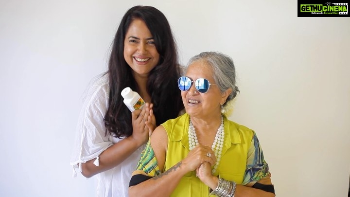 Sameera Reddy Instagram - Managing two kids can get a bit much sometimes but this Messy mama did not want her health to come in the way of her parenting…So when Sassy Saasu gave the best advice to #PlugTheNutritionGap in my diet and helped me get back to my energetic self, I couldn’t be happier! Thank you Sassy Saasu & Amway Nutrilite. To know more, visit amway.momspresso.com @amwayofficialindia @momspresso @manjrivarde