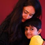 Sameera Reddy Instagram - How I hold on to my every moment of pure awe as I watch you grow into a young mind of your own ❤️ #myson #motherhood #moments #messymama #momentsofmine #happyhans #motherandson #portrait #portraitphotography . 📸 @portraitshelter