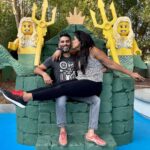 Sameera Reddy Instagram - The best birthday ever😍let the celebrations begin! #family #vacation 💃🏻 LEGOLAND Dubai
