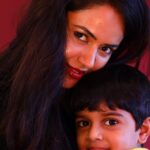 Sameera Reddy Instagram - How I hold on to my every moment of pure awe as I watch you grow into a young mind of your own ❤️ #myson #motherhood #moments #messymama #momentsofmine #happyhans #motherandson #portrait #portraitphotography . 📸 @portraitshelter
