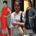 Sameera Reddy Instagram - Healthy Body.✨Beautiful Body✨#imperfectlyperfect started with the picture in the middle when I had hit my lowest in self worth . I had just given birth to Hans and I could not accept that my body had changed . I lost all the weight after 3 years to then get pregnant again with Nyra. And my journey to getting fit in a healthy way is ongoing 👉🏼But this time without the hurt and judgement I put myself through before . we lose sight of all the wonderful things that make us who we are because of our physical changes that we feel so judged by . I remind myself everyday to unlearn all the insecurities I had conditioned my mind to believe all these years. It’s hard work to stay grounded , positive and focused on self acceptance and self love ❤️ but It’s so worth it . We can all get to our goals but staying happy in the journey getting there is what matters the most 🚗 #loveyourself #messymama #throwbackthursday #selfacceptance you are beautiful ✨ you are perfect 🤩 right here right now 💃🕺