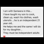 Sameera Reddy Instagram - Change begins with us at home! Making sure there is no inequality between Hans and Nyra is my responsibility. I’ve never thought twice about my son doing chores or any activities that seem ‘unfit’. In fact like his father I want Hans to be a man of the world representing the new breed of men that know true masculinity comes from a deep space of acceptance that we are all equal . For his future relationships to be healthy ones, my job as a mom is to empower him with these values. And for Nyra to know she is as capable or even more and will never feel the need to adhere or be subservient to what ‘women’ are expected to be . Swipe for the comments I get on this topic 👉🏼 they are feelings of frustration, hope , progressive thinking and some visionary but at least we are starting to pay attention to the importance of #genderequality in our indian society. My mom in law brought up Akshai and Alishka up as equals and that is why he is the man of substance I married today 🙌🏼. I reiterate that the change begins with how we treat our women in front of our kids at home, & set ourselves up as examples, because these kids are the generation that can truly make the change #messymama #thoughts #genderequality #thinkaboutit 🌏 @manjrivarde @mr.vardenchi @diydayalishka #naughtynyra #happyhans #boyandgirl #brotherandsister #equal #motherhood ✅ . . 📷 @mommyshotsbyamrita