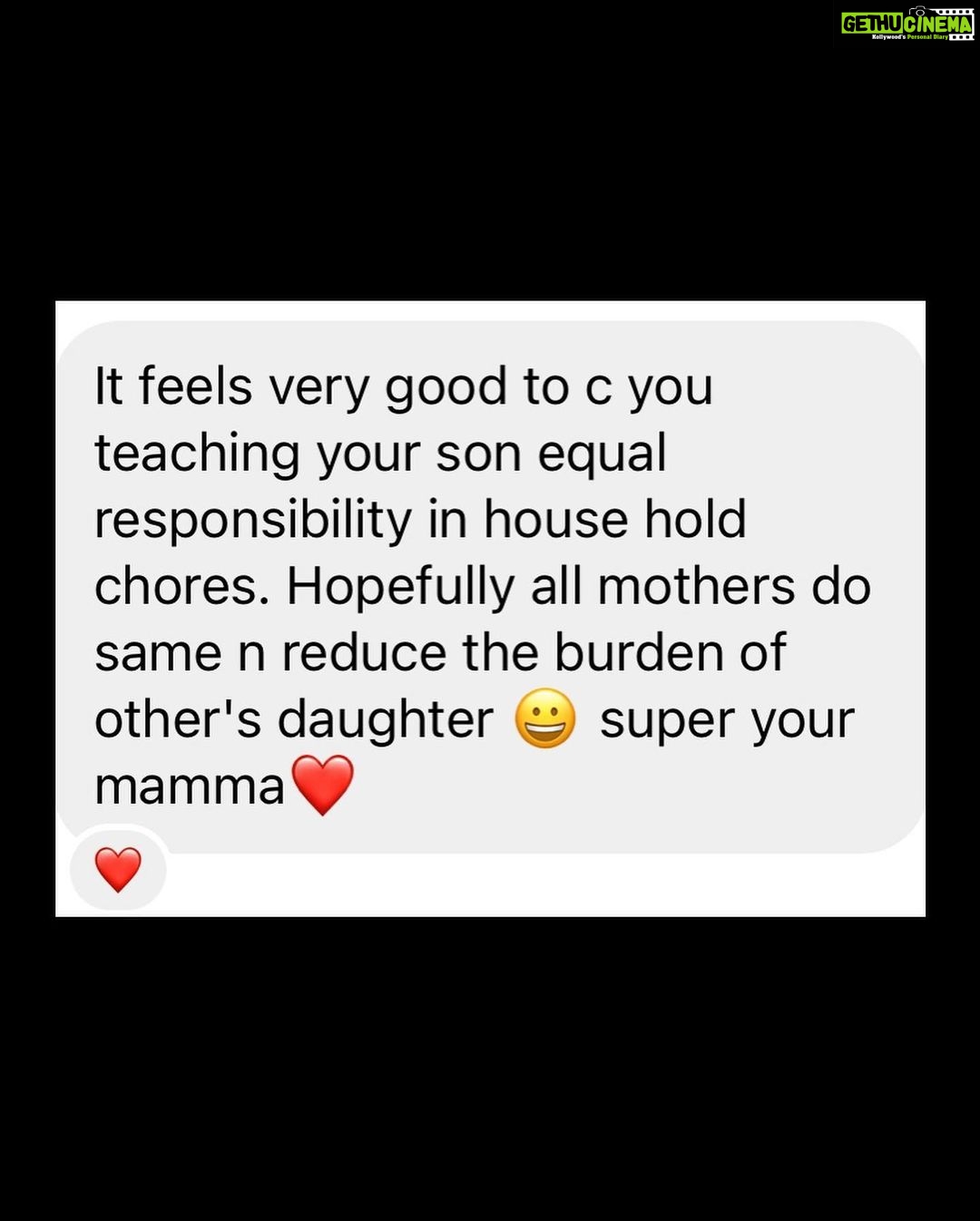 Sameera Reddy Instagram - Change begins with us at home! Making sure there is no inequality between Hans and Nyra is my responsibility. I’ve never thought twice about my son doing chores or any activities that seem ‘unfit’. In fact like his father I want Hans to be a man of the world representing the new breed of men that know true masculinity comes from a deep space of acceptance that we are all equal . For his future relationships to be healthy ones, my job as a mom is to empower him with these values. And for Nyra to know she is as capable or even more and will never feel the need to adhere or be subservient to what ‘women’ are expected to be . Swipe for the comments I get on this topic 👉🏼 they are feelings of frustration, hope , progressive thinking and some visionary but at least we are starting to pay attention to the importance of #genderequality in our indian society. My mom in law brought up Akshai and Alishka up as equals and that is why he is the man of substance I married today 🙌🏼. I reiterate that the change begins with how we treat our women in front of our kids at home, & set ourselves up as examples, because these kids are the generation that can truly make the change #messymama #thoughts #genderequality #thinkaboutit 🌏 @manjrivarde @mr.vardenchi @diydayalishka #naughtynyra #happyhans #boyandgirl #brotherandsister #equal #motherhood ✅ . . 📷 @mommyshotsbyamrita