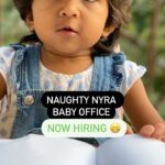 Sameera Reddy Instagram - Naughty Nyra Baby Office! Now Hiring ✅ Scenes from Monday Morning with Baby Inca (who isn’t coming back to work for sure🤣) @leeelobo #mondaymotivation #workworkworkworkwork #naughtynyra #babyoffice #messymama #momlife 😁❤️