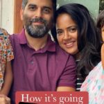 Sameera Reddy Instagram – Jan 21st 2014👉🏼2021❤️Same Same but different 🥂 + 🐒🐒 #messymama #mrvardenchi with 2 cute additions to our day 🙏🏼 #naughtynyra #happyhans #sassysaasu #blessed #weddinganniversary #family #aboutlastnight #momentsofmine ✨