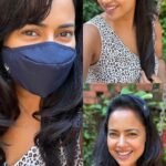 Sameera Reddy Instagram - Mask+HairTie+HairBand😃 #messymama this is how I never lose my mask 😷🤓🤷🏻‍♀️#staysafe