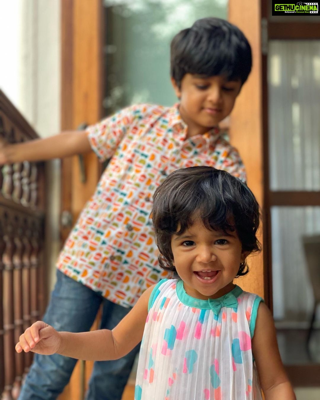 Sameera Reddy Instagram - As a parent, raising awareness to protect the girl child is important. My Nyra at home is always encouraged to know she is equal ,capable & can believe in the endless possibilities that life has in store for herโจ I also teach my son the importance of respecting women ๐๐ผ change begins with us . India celebrates National Girl Child day each year on January 24. The day is an initiative of the ministry of women and child development and focuses on the need to address the challenges that girls face in Indian society due to gender biases. The purpose of the day is also to change the attitude of society towards girls ๐๐ผ #naughtynyra #happyhans ๐ฎ๐ณ #nationalgirlchildday #girlpower #india #changebeginswithme ๐
