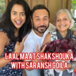 Sameera Reddy Instagram - Laal Maat Shakshouka with Saransh Goila🕺🏻Messy Mama & Sassy Saasu👯‍♂️ Masti Mirchi & Madness! This dish was a spur of the moment creation by @saranshgoila inspired by @manjrivarde ‘s ❤️for the gorgeous Red Amaranth / Laal Maat leaves! 🍂Rich in Iron, antioxidants and a great immunity booster✅this super leaf is yum and has great health benefits💪🏼 🍂 Laal Shakshouka Ingredients for Shakshouka 🍂 Laal Maat or Red Amaranth - 1 big bunch Eggs - 5 Spring Onion or Green Garlic - 1/2 cup Leeks - 1/2 cup Jeera - 1tsp Garlic - 6-8 cloves chopped Fresh grated coconut - 1/2 cup Coriander powder - 2tsp Salt to taste Lemon juice - 1/2 Coriander - for garnish Peanut Thecha 4 tsp Ingredients for Thecha 🌶 Roasted Green Chilli 10 Roasted peanuts 2.5tbsp Garlic 8 cloves Roasted Jeera 1.5tsp Coriander chopped 2tbsp Oil 2tbsp Salt Method For the thecha, place all the ingredients in a Mortar pestle and pound roughly so that some texture remains. You can also blend coarsely. For the Shakshouka Put the 2 tablespoons of oil into a large sauté pan and place on a medium heat. Once hot, add the cumin and garlic and let them crackle. Now add leeks and spring onion and cook for 3/4mins minutes, add coconut, coriander powder and salt and saute for another 2/3mins. Add the Laal Maat / Red Amaranth– in batches, if you need to – and cook for another 6 minutes, covered, stirring occasionally, until completely softened. Check for salt and seasoning. Make five wells in the pan and Crack an egg into each well and sprinkle each one lightly with salt and pepper. Cover the pan and cook for a final 4 minutes or so, until the egg whites are set but the yolks are still runny or cooked (If that's how you like it) Put a small spoon of thecha and mix over the eggs and serve with Poie or pav! #messymamaandsassysaasu #saranshgoila #cooking #saasbahu #cookingathome 💃🏻