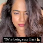 Sameera Reddy Instagram - Bathroom talk with #messymama ☎️ We are bringing sexy back ladies 💃 #imperfectlyperfect #mama #2021 #vibe you feel me ladies ? #letsdothis 🙌🏼