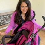 Sameera Reddy Instagram – It’s an easy travel companion, light and compact. Enjoy magical joyrides with your baby or toddler! @luvlap.in City Buggy! 
✅Easy fold compact Stroller / Buggy, ✅Ideal for travelling with Kids & Toddlers
✅ 5 point safety harness for child safety
✅ 3 position Seat Recline for child comfort 
#momswithluvlap