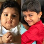 Sameera Reddy Instagram - Ladoo to Lil Man❤️It’s incredible to watch how your baby transforms into a young individual 😍 #motherhood has truly the best time of my life and so magical 🌟 I’m grateful 🙏🏼 #flashbackfriday #happyhans #messymama #momlife #throwback #myson 😍