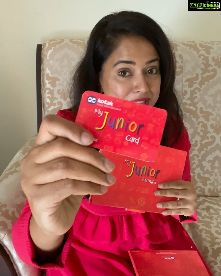 Sameera Reddy Instagram - I am taking little steps towards my child's future with Kotak Junior. It is the perfect start to teach Hans the importance of saving and financial planning. The account makes it a fun learning experience and also comes with a debit card and lots of offers & privileges. So what are you waiting for? This #JuniorSavingsDay open an account with @kotakbankltd and make saving fun! π