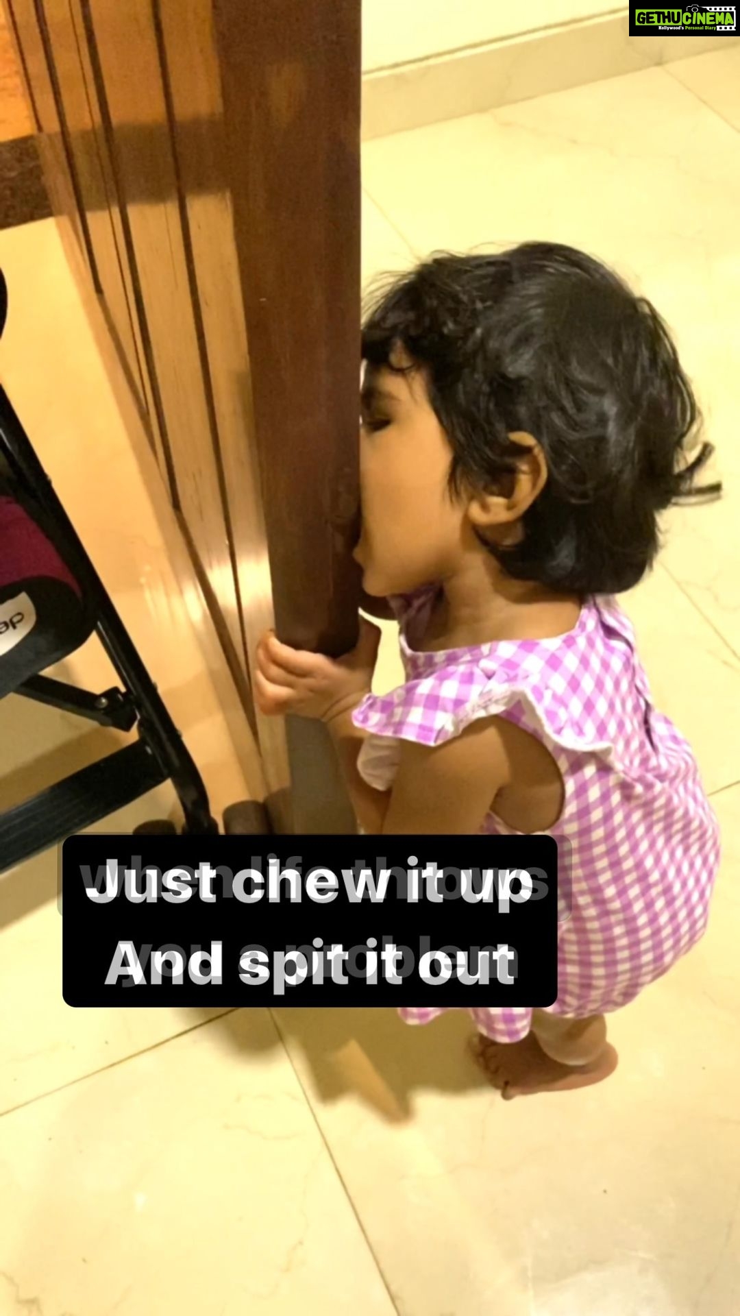 Sameera Reddy Instagram - Angry lil Bird or Angry young manπ₯ @amitabhbachchan style #naughtynyra #gyan chew up your problems like a boss π 2020 we got this πͺπΌ