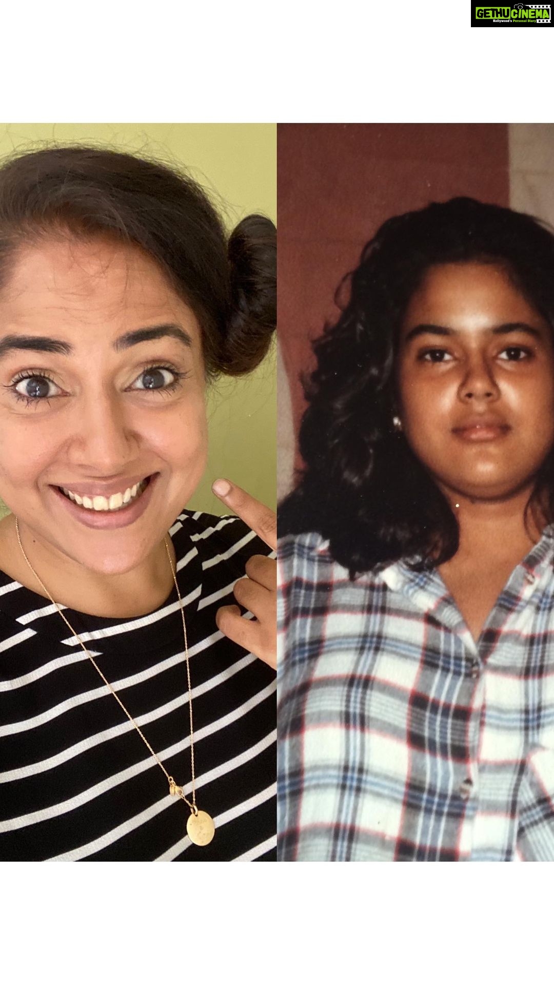 Sameera Reddy Instagram - I would go back & tell this tall awkward plump teenager that life is gonna turn out just fine! ππΌI spent so much of my youth worried about appearances and validation from the world and it took 20 years to realise only you can make your life truly magical in any shape any phase any age . One life . Make it count π€© #imperfectlyperfect #messymama #throwback #teenager #feelgood #selfesteem #positivevibes #keepingitreal π