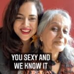 Sameera Reddy Instagram - you SEXY and we know it🌶😎Weekend style with Sassy Saasu! Feeling good At any Age & any stage🤸🏻‍♂️we are all 👉🏼 #imperfectlyperfect . @manjrivarde 🔥 #lit #saasbahu #messymama #bossbabe #sassysaasu #glam #famjam #jodino1 #keepingitreal #socialforgood #feelgood #friday #letsdothis 🌟 #samanjri 👗