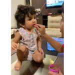 Sameera Reddy Instagram – Sharing is ‘Scare-ing’😂when you bully your brother for his ice cream 🍦 #brotherandsister 😍 #naughtynyra #happyhans #siblings #messymama #fun #kids #momlife #keepingitreal