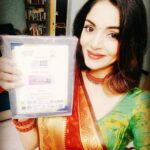 Sanam Shetty Instagram - This is proof that life is indeed full of surprises ❤❤ Humbled to receive this most special award for our start up Reeling Bucks Productions. We won the 'Best new comer of the year' in Film Production🤗🙌 It's certainly not a path laden with roses but one such pat on the back keeps us going! Thank u SISA🙏🙏 My wholehearted thanks to each and every one who have been instrumental in realizing this dream. Thank you for having faith Tiru, if not for you this would remain just a dream🤗👍 #magicalmomentsoflife #sifa #newstartupawards #itbeginsnow #angelsam❤