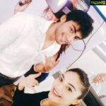 Sanam Shetty Instagram - It's called a perfect Sunday when it's been such a Fun day😀🤘🤘 What an awesome time it was @tharshan_shant🤗🤘tnx so much for suggesting the virtual gaming @VR Games..damn gud experience 😀👌I'm definitely coming back! #phoenixmallchennai #virtualgamers #weekendfun #coffeebean #angelsam❤