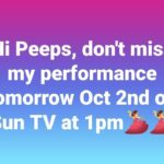 Sanam Shetty Instagram - Good night folks!! Catch me on Sun TV 2mrw🤗💃 #danceperformance #angelsam❤