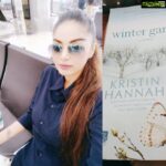 Sanam Shetty Instagram - No better travel companion than this🔰😘 #travelbug #kristinhannahnovel #bookworm Follow me for more @sam.sanam.shetty ❤ #angelsam