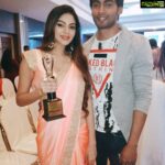 Sanam Shetty Instagram - It's extremely overwhelming and a profound moment for me to receive this award, 'The Madras Icon' 2018. Although not my city of origin, Madras has now become an indispensable part of my identity. It is here that my dreams were realized, it is here that Iv seen struggles and success which have shaped me into the person that I am. To be recognized among so many talents and to be honoured with this beautiful token of appreciation is truly a very emotional moment for me. It's a silver lining to so many actors/artists like myself who constantly have to taste the bitterness of rejections. It's an answer to the big question, 'Why'. It's an answer that says, 'We believe in you as much as you believe in yourself. Just keep believing.' And so the journey continues ❤ Madras-you are the wind beneath my wings! ❤ Thank you Vicky Kapoor and the whole team of Madras Icon for this unforgettable award🤗🙏 Thanks a lot @jeffreypaulll🤗 Thanks for being there Tharshan Shant. It meant a lot🤗🤗