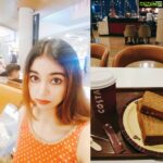 Sanam Shetty Instagram - Officially insta addict🙄 feels guilty to eat without sharing😁 talkin abt the pic.. Not my cofi😜 #mumbaiairport #fudncofi #munching Follow me for more @sanam_setty❤ #angelsam
