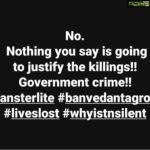 Sanam Shetty Instagram - Support for Toothukudi! #noexcuseforkilling #ourliveslost Follow me for more @sanam_setty #v2vsanamshetty #angelsam