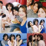 Sanam Shetty Instagram - Sitting..standing..kissing..loving..💃💃💕💕 Luv u girls Sound Sandy and Pavi rockstar🤗🤗 u made my day!! Mwah.. #v2vgirls #myfavouritegirls😍😍😘😘
