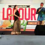 Sanam Shetty Instagram – #funonstage #laboursday 💛💚💜