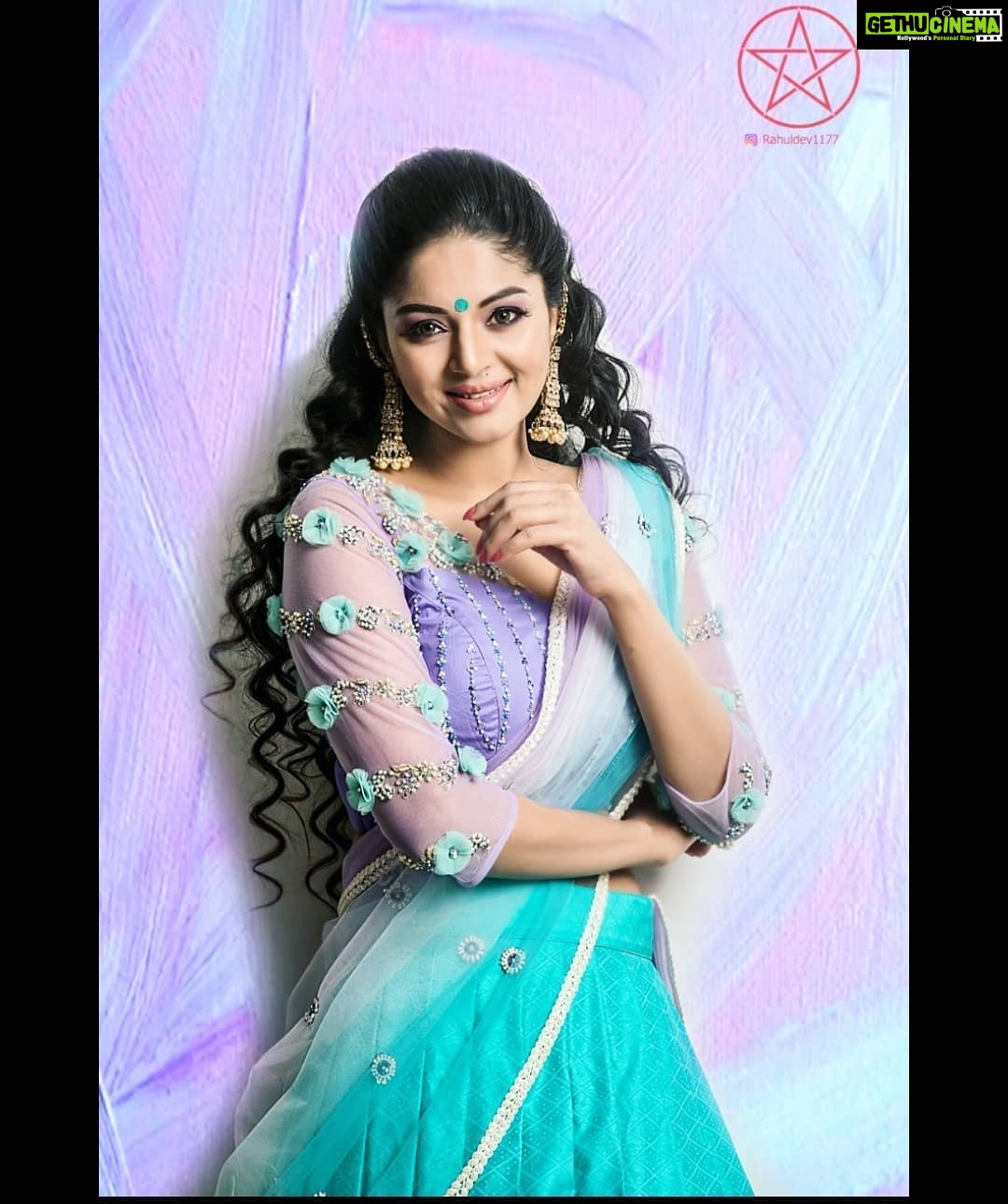 Sanam Shetty Instagram - Wish you all a very happy Ugadi ✨💐 Ellarigu Ugadhi habbadha subhashayagalu 🌟 Shot by: @rahuldev1177 Lehenga by: @naziasyedofficial MUH: @promakeup_bridal_studio #sanam #sanamshetty #sanamshettyofficial #bigboss #bigbosstamil #naziasyed #promakeup #tamil #heroine #kollywood #actress #tamilfilms #tamilactress #chennai #madrasfashion #fashion #ads #bridal #bridalfashion #rahuldev1177 #fashionphotography #photoshoot