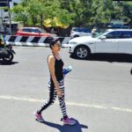 Sanam Shetty Instagram - Zebra crossing ! #gymrun #summerworkouts #midweekvibes