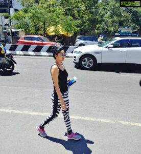 Sanam Shetty Instagram - Zebra crossing !

#gymrun #summerworkouts #midweekvibes