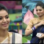 Sanam Shetty Instagram - My Big Boss weekend memories made beautiful by these sarees ❤️ Thanks to @urban_closet_ethnic for the elegant selections✨ Btw that was my favourite Lotus wall in the Big Boss house 💖 #throwbackthursdays #bigbosstamil4