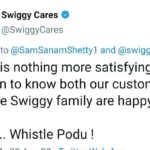 Sanam Shetty Instagram - Response from Swiggy Cares @swiggyindia today to my Twitter post 👍👏 (@samsanamshetty1) Swipe next for the payment split up details sent by a delivery executive Senthil🙂👍 The week long strike by Swiggy delivery executives was lifted in Bangalore and Chennai and several of them have started logging in again after Swiggy assured that the issues will be addressed by Monday. Incentives have been currently allotted. I thank @swiggyindia on behalf of all the delivery partners for acknowledging and accepting the financial inadequacies faced and for willing to revise plans🙂🙏 @nam.makkalinkural #swiggystrikelifted #thankuswiggy